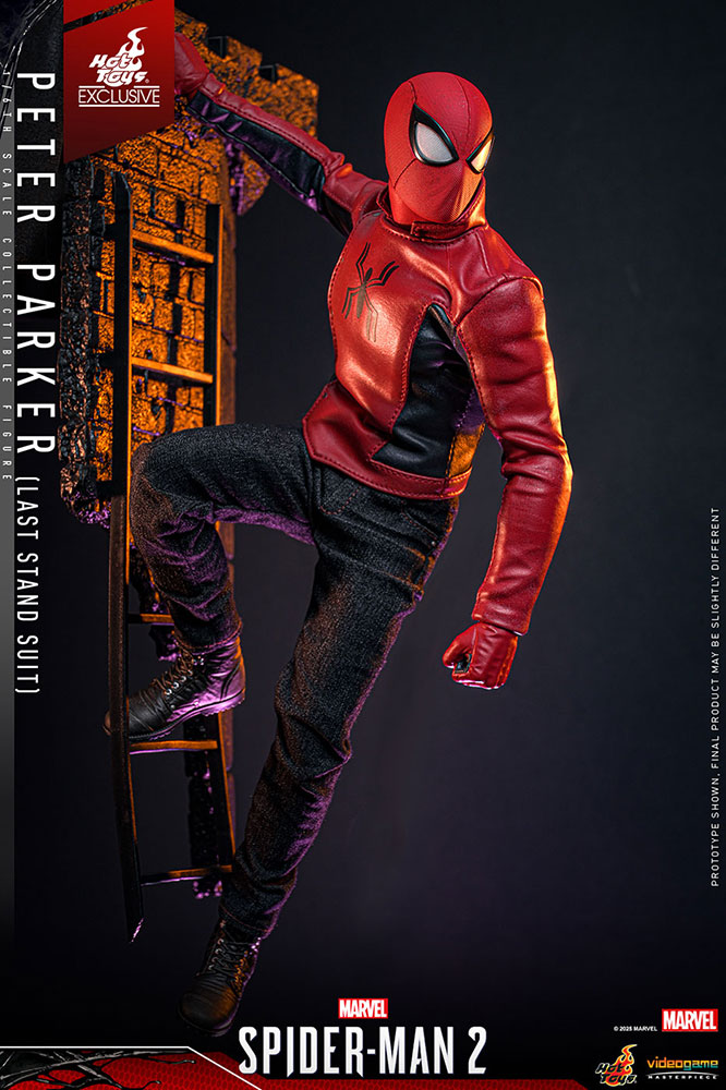 ホットトイズ 1/6 スパイダーマン (ラストスタンド・スーツ