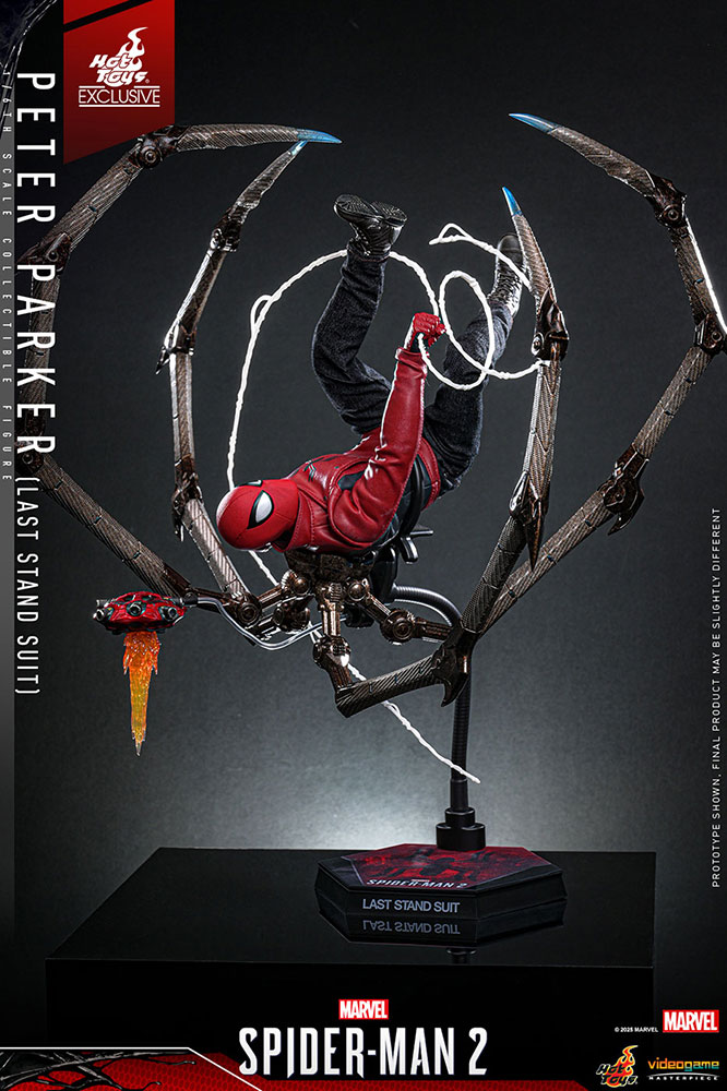 ホットトイズ ビデオゲーム・マスターピース ピーター・パーカー/スパイダーマン(ラストスタンド・スーツ)