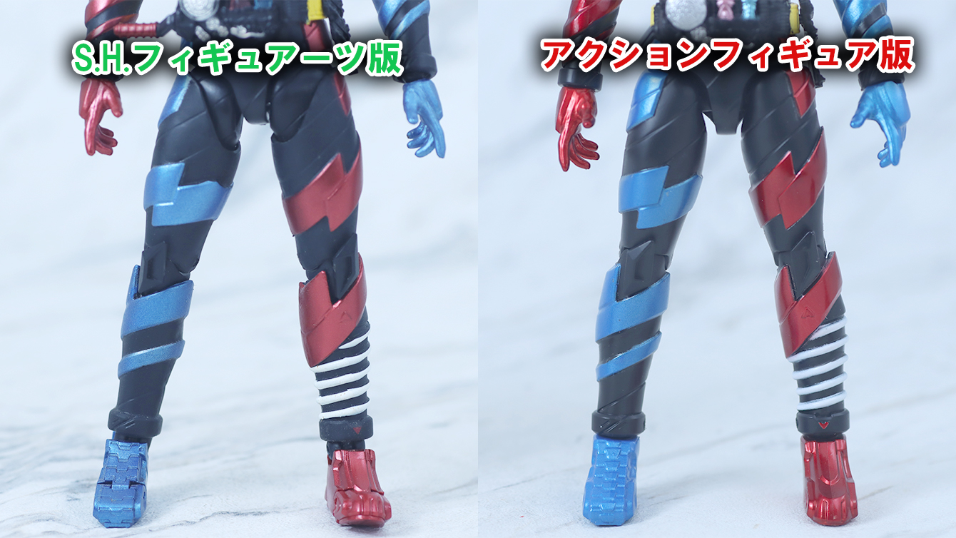アクションフィギュア 仮面ライダービルド ラビットタンクフォーム レビュー 比較 S.H.フィギュアーツ