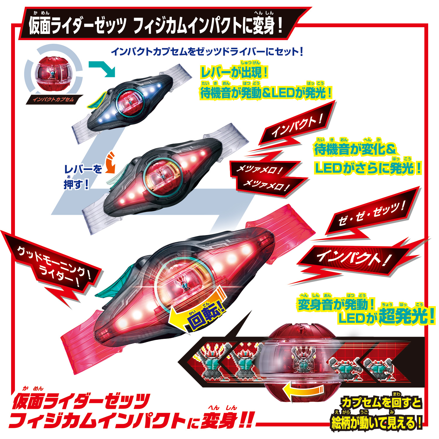 DXゼッツドライバー 4フォームチェンジセット