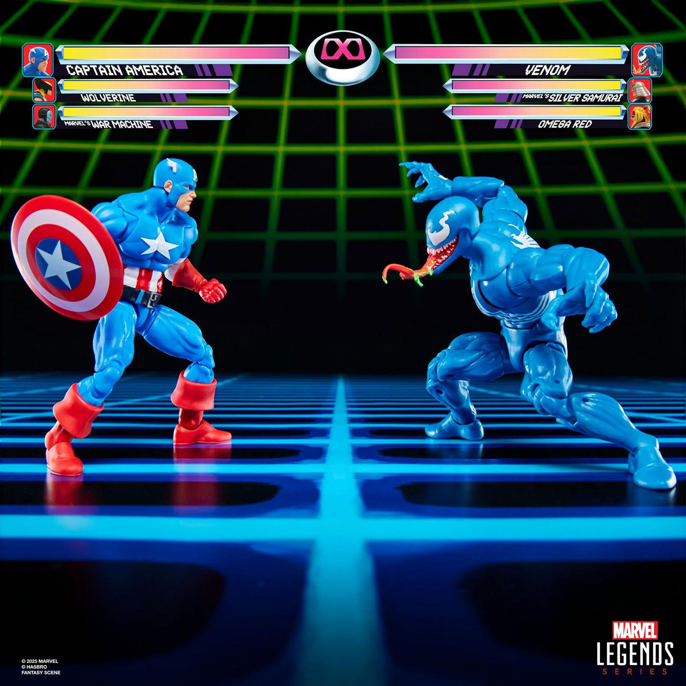 マーベルレジェンド　ゲームシリーズ　キャプテン・アメリカVSヴェノム