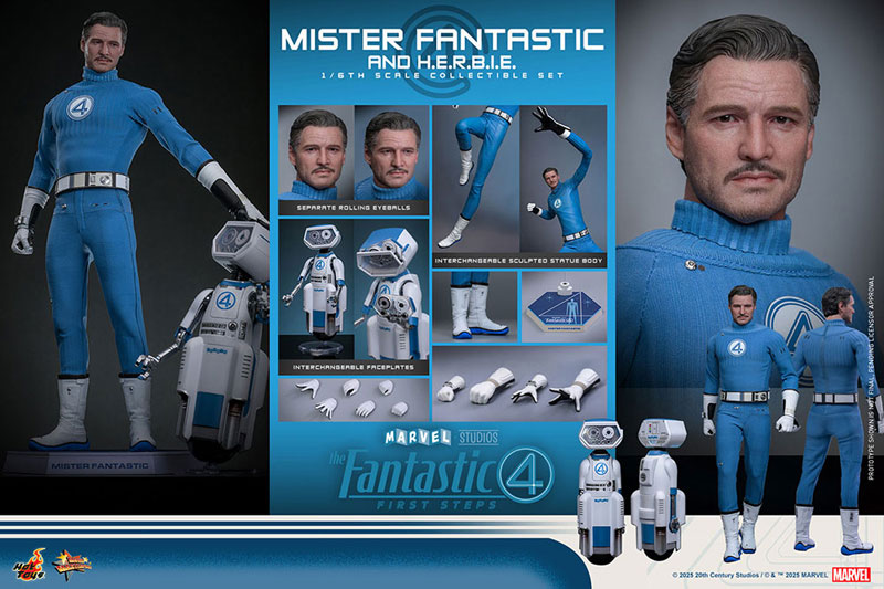 ホットトイズ新作！『ファンタスティック4：ファースト・ステップ』ミスター・ファンタスティック＆ハービーが26年10月発売！