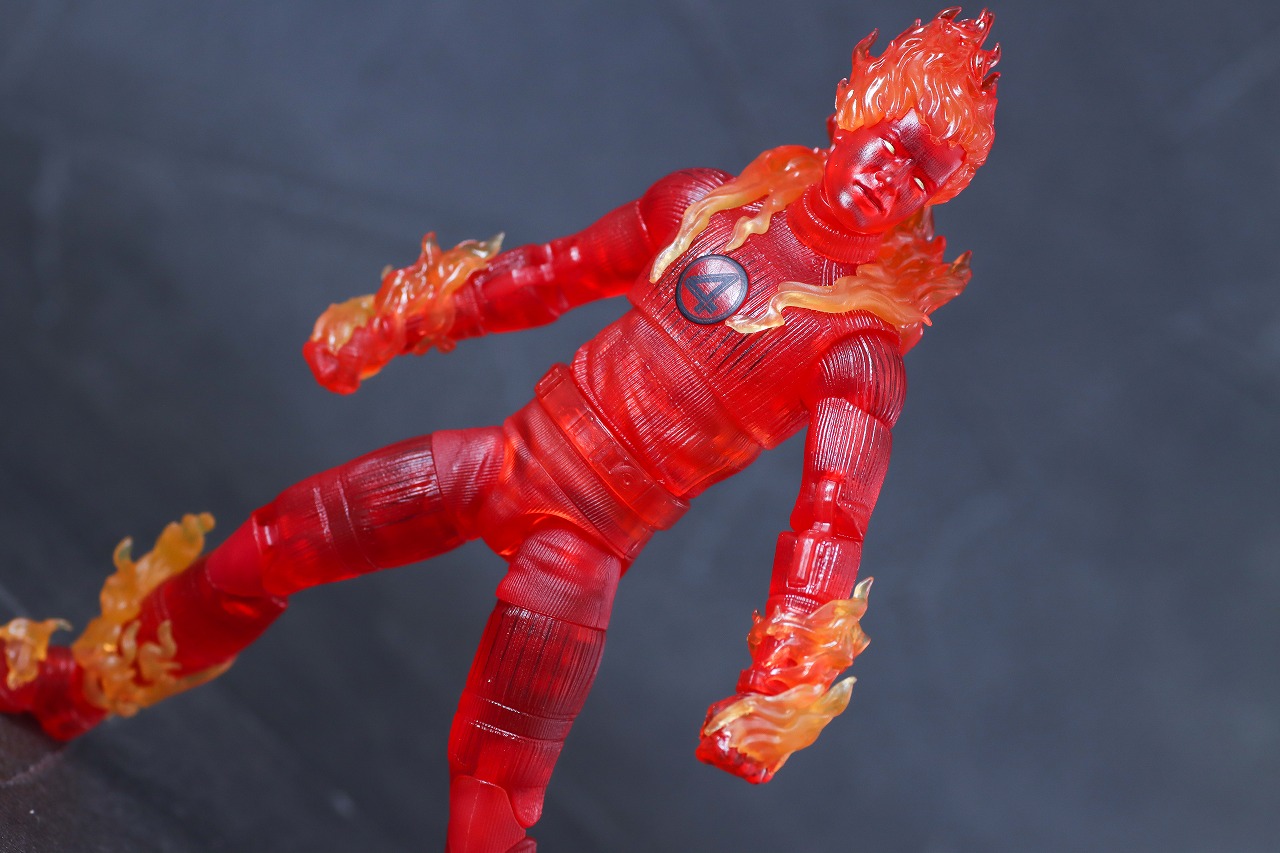 マーベルレジェンド ヒューマン・トーチ(ファンタスティック4:ファースト・ステップ) レビュー アクション