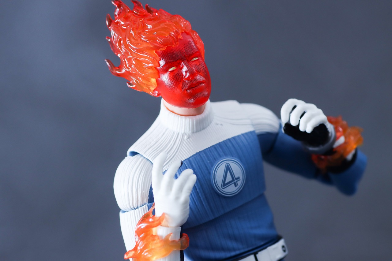 マーベルレジェンド ヒューマン・トーチ(ファンタスティック4:ファースト・ステップ) レビュー アクション