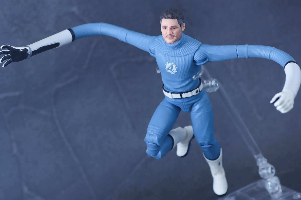マーベルレジェンド リード・リチャーズ ミスター・ファンタスティック(『ファンタスティック4:ファースト・ステップ』) レビュー アクション
