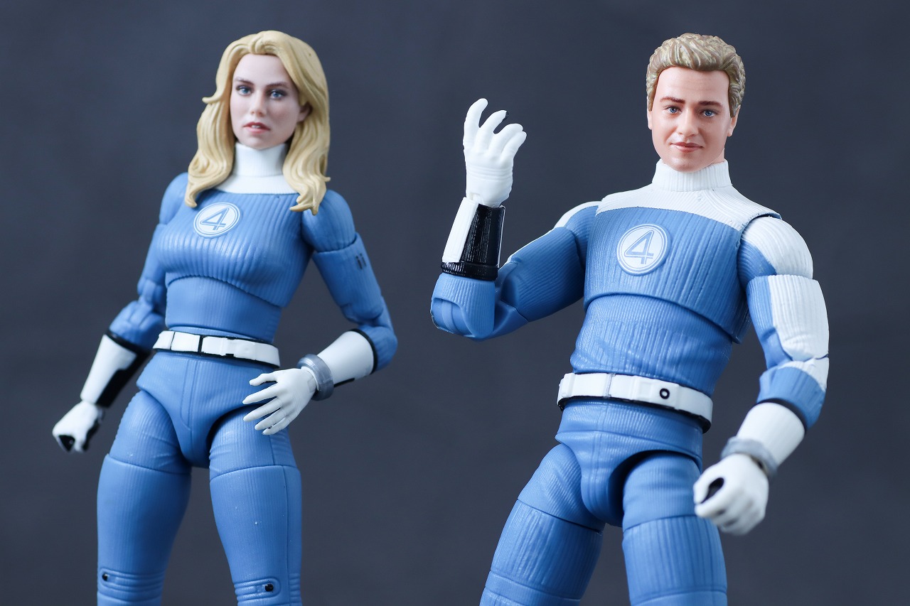 マーベルレジェンド スー・ストーム インビジブル・ウーマン(ファンタスティック4:ファースト・ステップ) レビュー アクション ジョニー・ストーム
