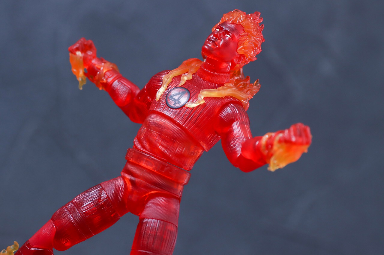マーベルレジェンド ヒューマン・トーチ(ファンタスティック4:ファースト・ステップ) レビュー アクション