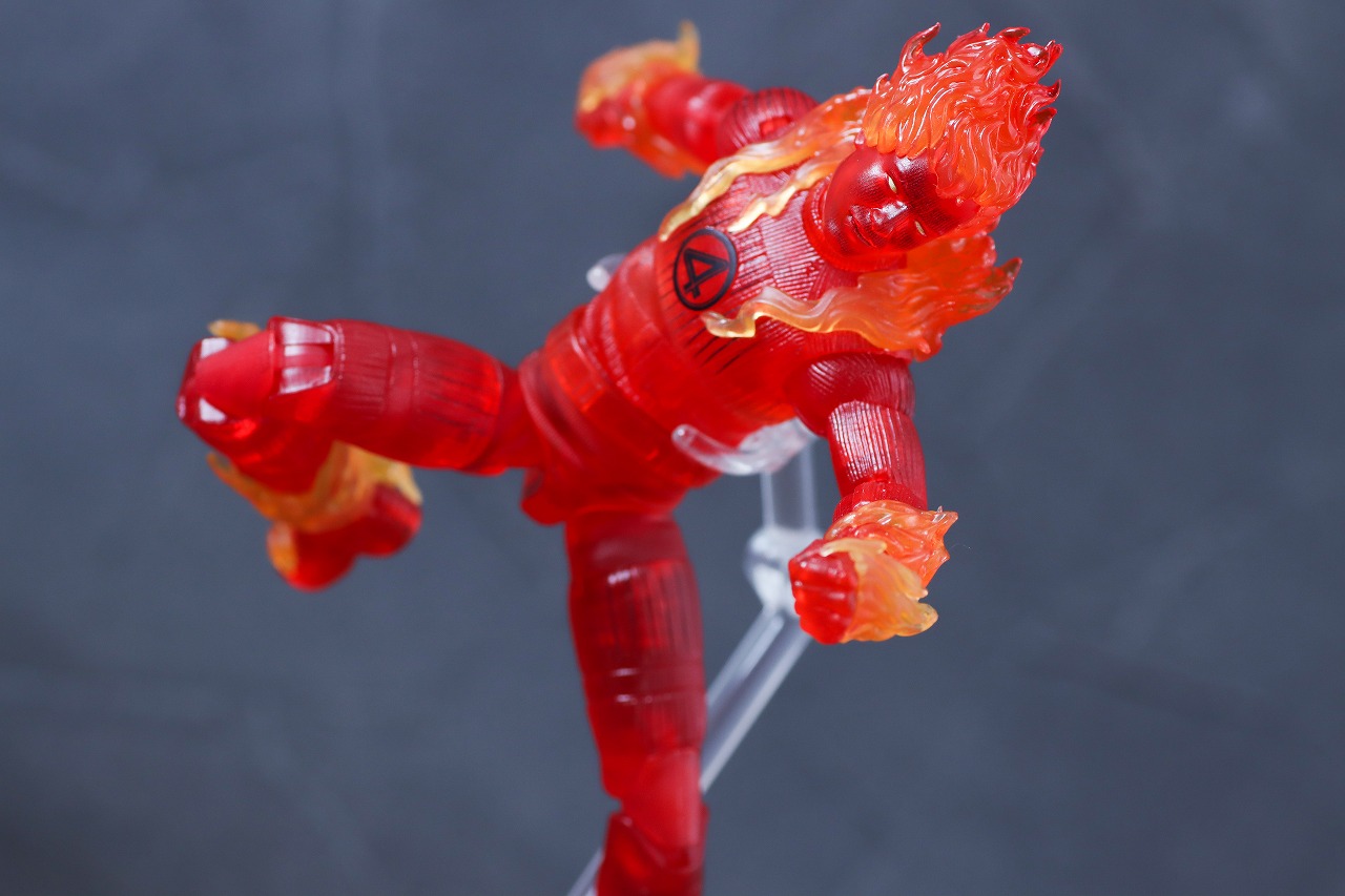 マーベルレジェンド ヒューマン・トーチ(ファンタスティック4:ファースト・ステップ) レビュー アクション
