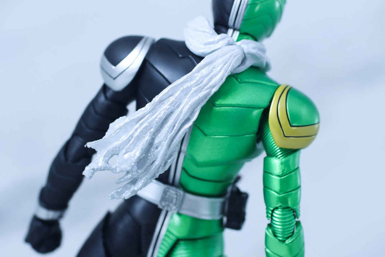 S.H.フィギュアーツ 真骨彫製法　仮面ライダーW サイクロンスカル　レビュー　本体