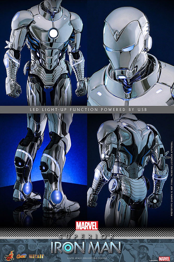 ホットトイズ コミック・マスターピース DIECAST スーペリア・アイアンマン