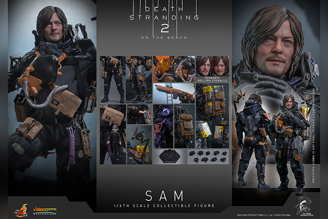 ホットトイズ新作！『DEATH STRANDING 2』サムが2026年10月に発売！植毛版も同時発売！
