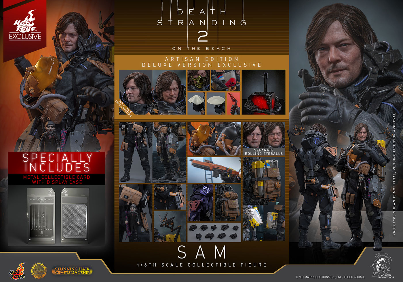 ホットトイズ ビデオゲーム・マスターピース アルチザン サム(『DEATH STRANDING 2: ON THE BEACH』)