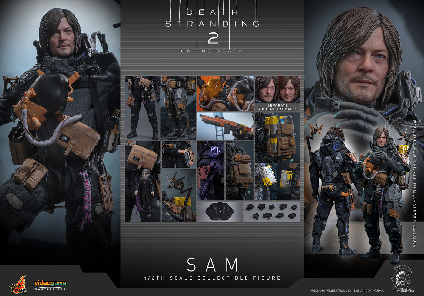 ホットトイズ ビデオゲーム・マスターピース サム(『DEATH STRANDING 2: ON THE BEACH』)