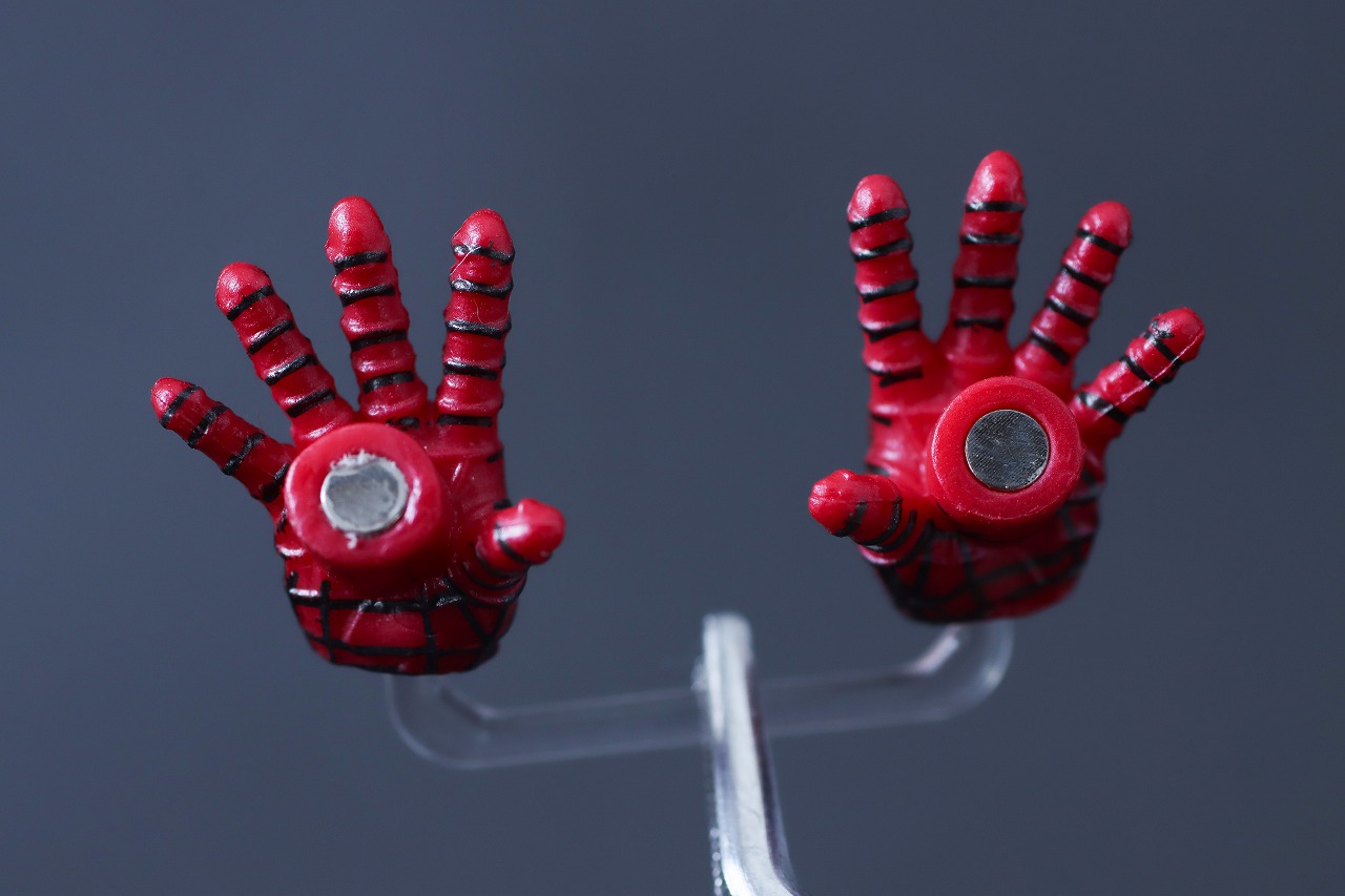 MAFEX アメイジング・スパイダーマン(The Amazing Spider-Man2) レビュー 付属品 手首 磁石