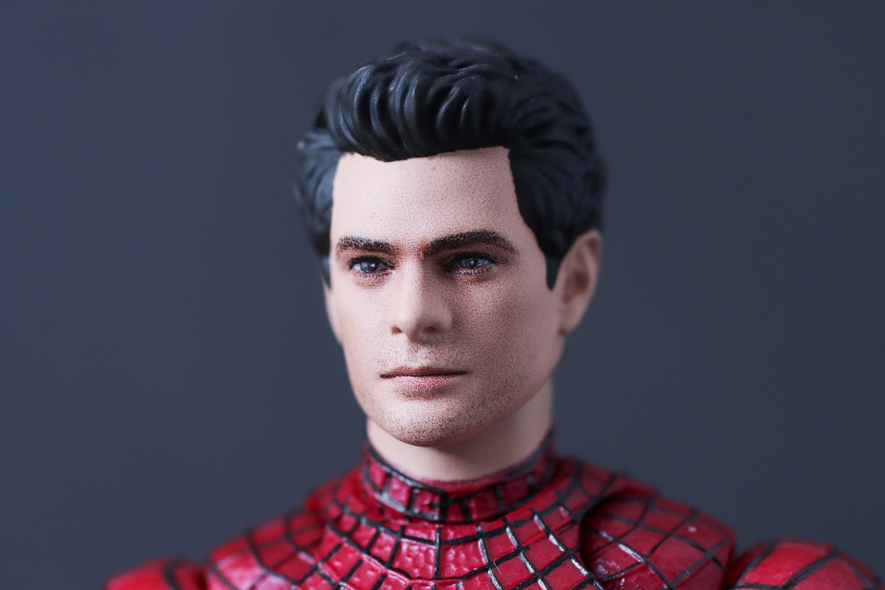MAFEX アメイジング・スパイダーマン(The Amazing Spider-Man2) レビュー 付属品 ピーター・パーカー アンドリュー・ガーフィールド ヘッドパーツ