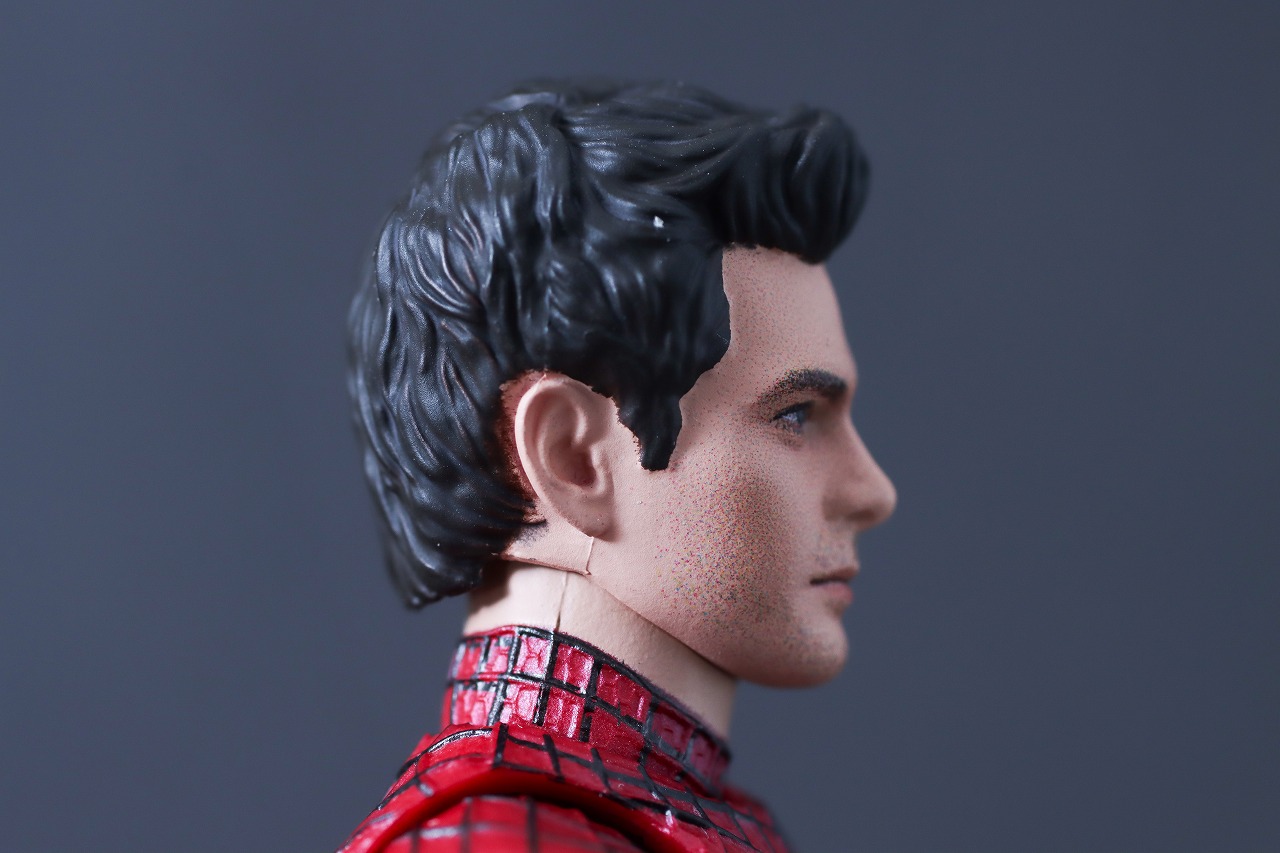 MAFEX アメイジング・スパイダーマン(The Amazing Spider-Man2) レビュー 付属品 ピーター・パーカー アンドリュー・ガーフィールド ヘッドパーツ
