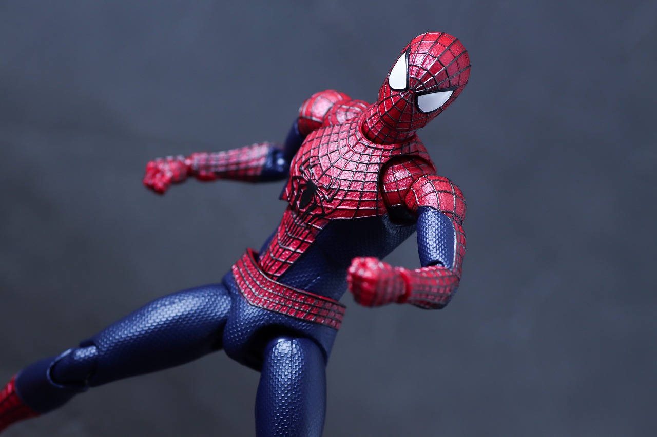 MAFEX アメイジング・スパイダーマン(The Amazing Spider-Man2) レビュー アクション