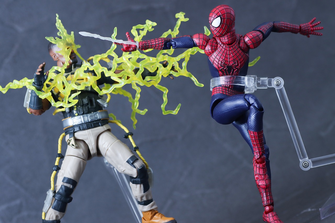 MAFEX アメイジング・スパイダーマン(The Amazing Spider-Man2) レビュー アクション マーベルレジェンド エレクトロ