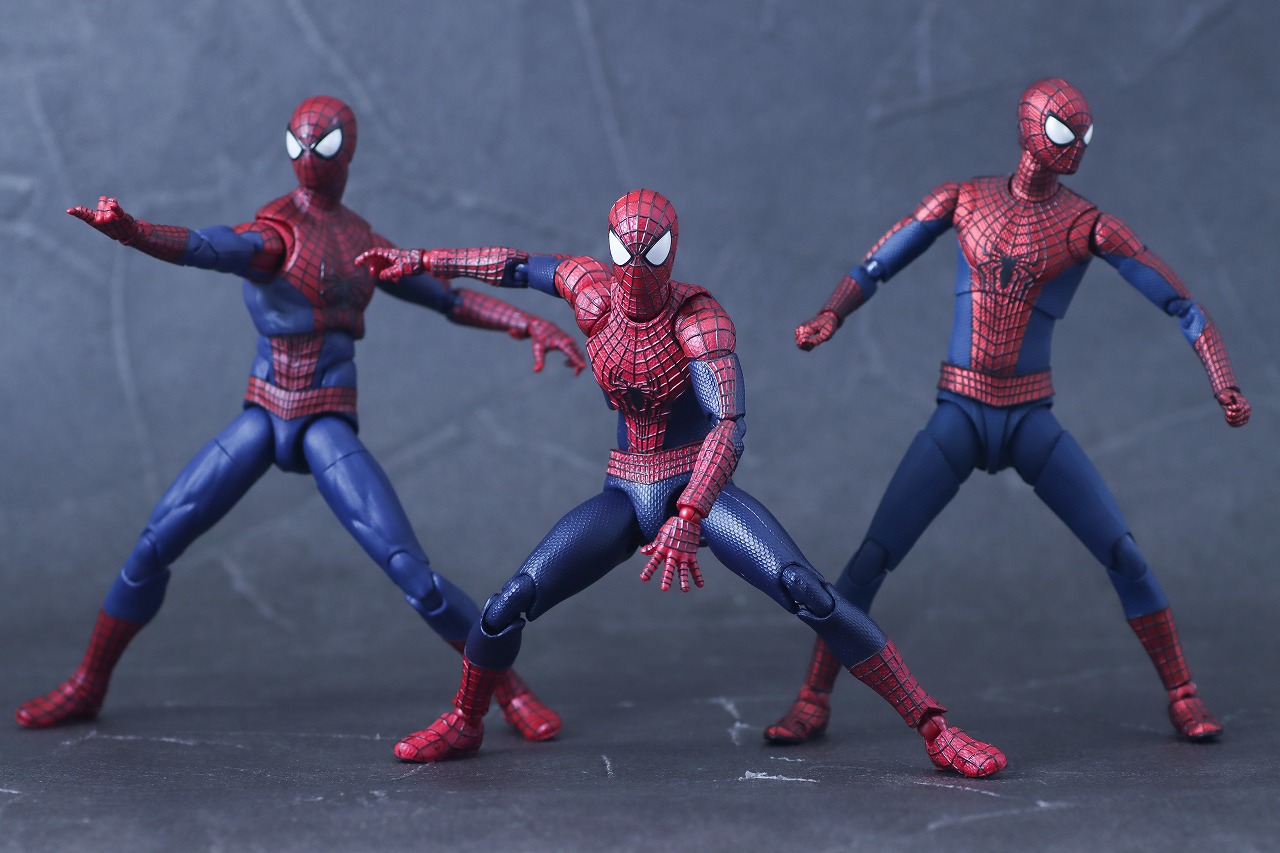 MAFEX アメイジング・スパイダーマン(The Amazing Spider-Man2) レビュー アクション