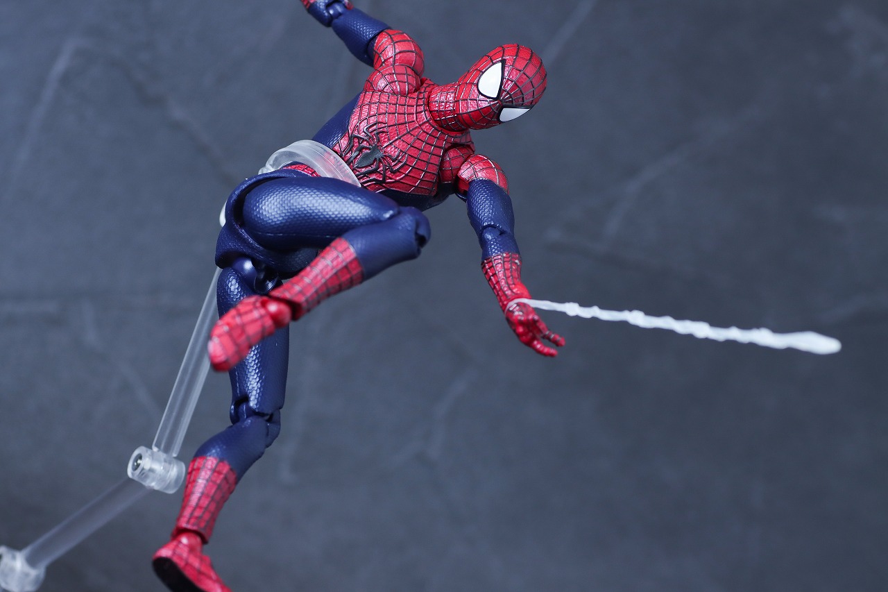 MAFEX アメイジング・スパイダーマン(The Amazing Spider-Man2) レビュー アクション