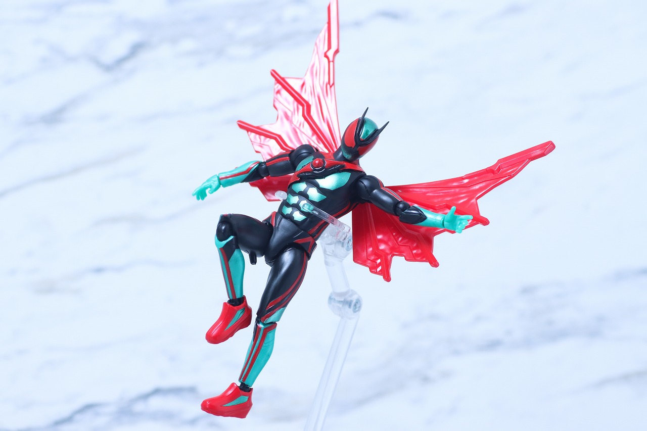 仮面ライダーアクションフィギュア カプセムチェンジコレクション 仮面ライダーゼッツ フィジカムセット レビュー アクション フィジカムウイング