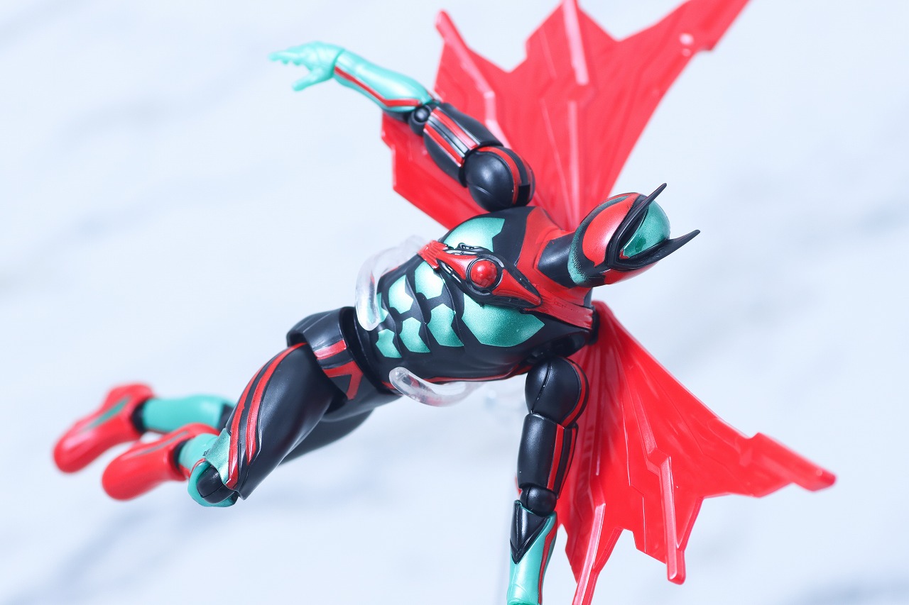 仮面ライダーアクションフィギュア カプセムチェンジコレクション 仮面ライダーゼッツ フィジカムセット レビュー アクション フィジカムウイング