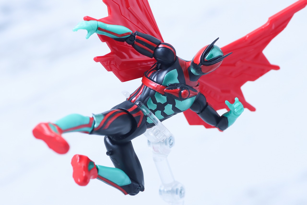 仮面ライダーアクションフィギュア カプセムチェンジコレクション 仮面ライダーゼッツ フィジカムセット レビュー アクション フィジカムウイング