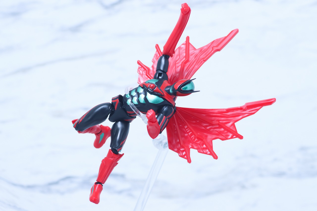 仮面ライダーアクションフィギュア カプセムチェンジコレクション 仮面ライダーゼッツ フィジカムセット レビュー アクション フィジカムウイング トランスフォーム