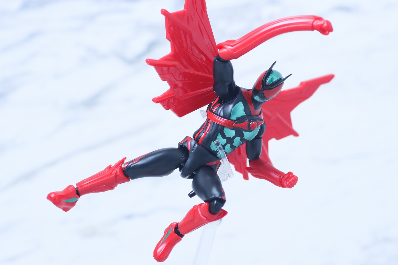 仮面ライダーアクションフィギュア カプセムチェンジコレクション 仮面ライダーゼッツ フィジカムセット レビュー アクション フィジカムウイング トランスフォーム
