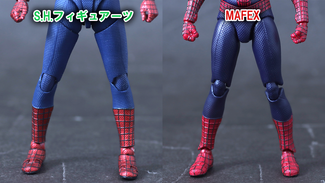 MAFEX アメイジング・スパイダーマン(The Amazing Spider-Man2) レビュー 比較 S.H.フィギュアーツ
