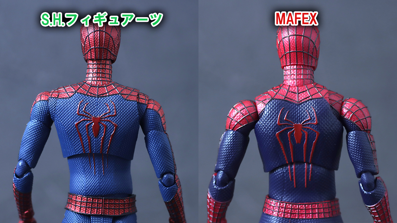 MAFEX アメイジング・スパイダーマン(The Amazing Spider-Man2) レビュー 比較 S.H.フィギュアーツ
