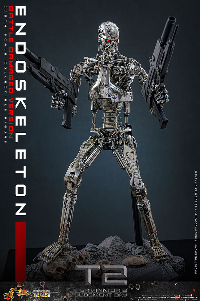 ホットトイズ　ムービー・マスターピース DIECAST　エンドスケルトン バトルダメージ