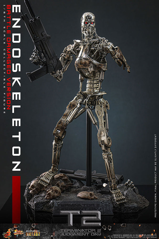 ホットトイズ　ムービー・マスターピース DIECAST　エンドスケルトン バトルダメージ