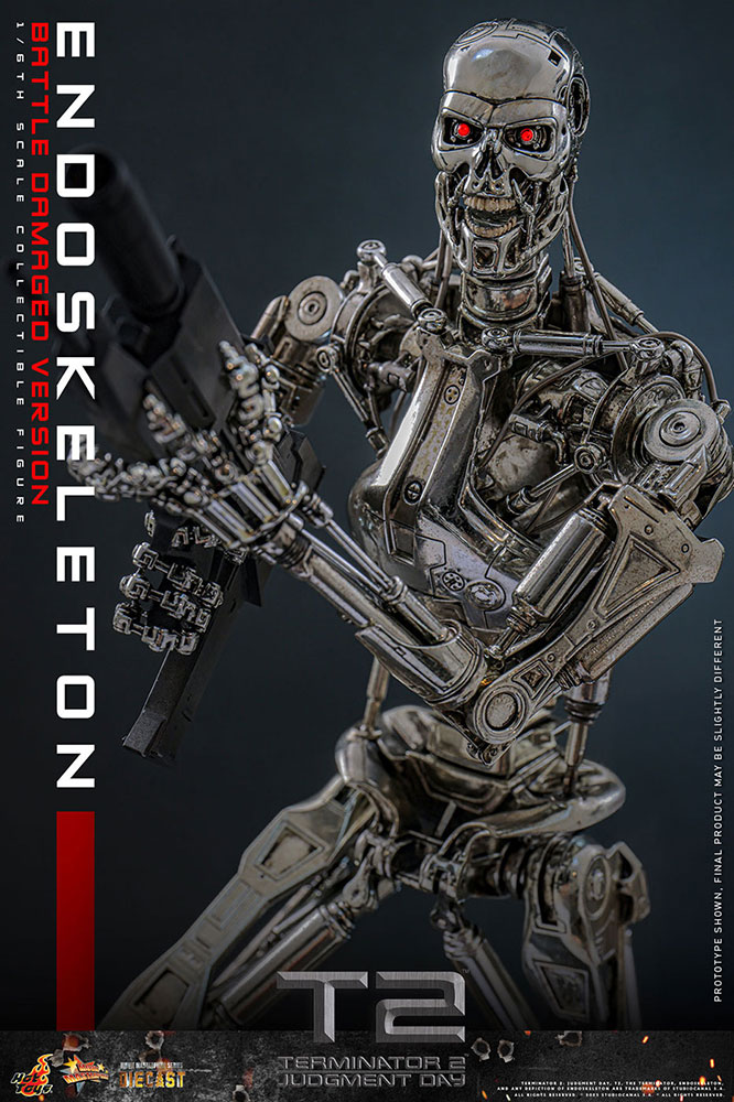 ホットトイズ　ムービー・マスターピース DIECAST　エンドスケルトン バトルダメージ