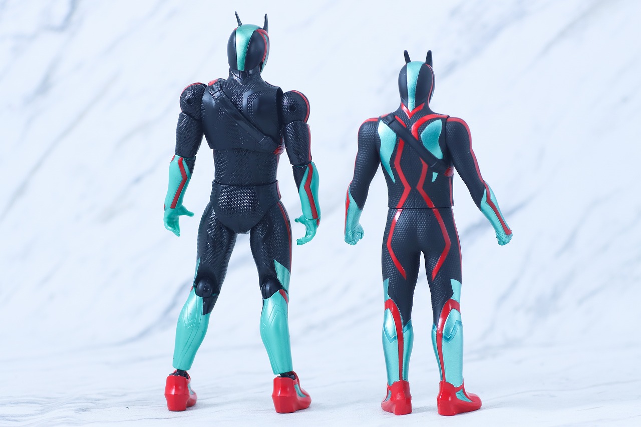 ライダーヒーローシリーズ 仮面ライダーゼッツ フィジカムインパクト 重塗装ver. レビュー 本体 仮面ライダーアクションフィギュア 比較