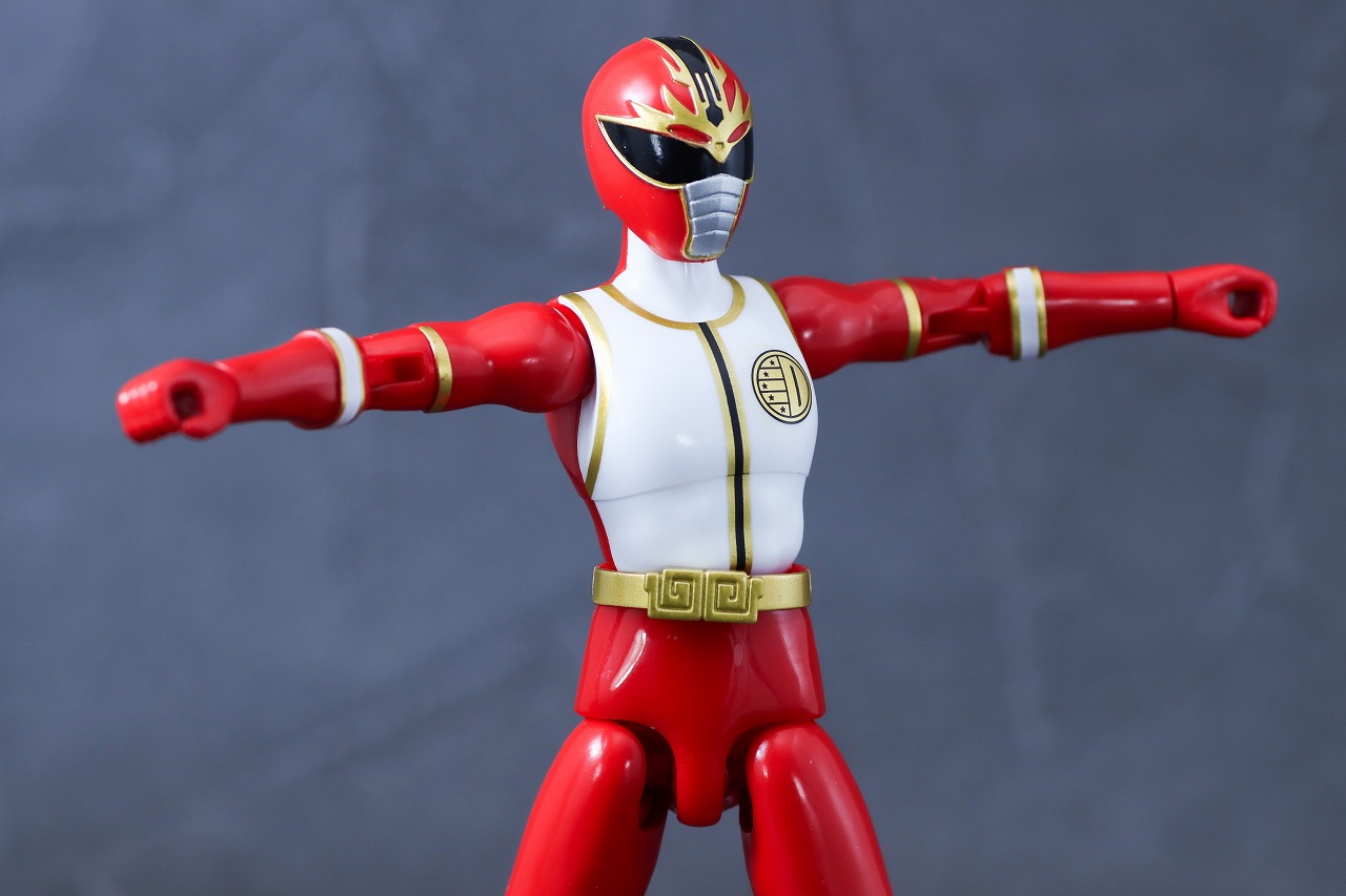 アクションヒーロー　リュウレンジャー　レビュー　可動範囲