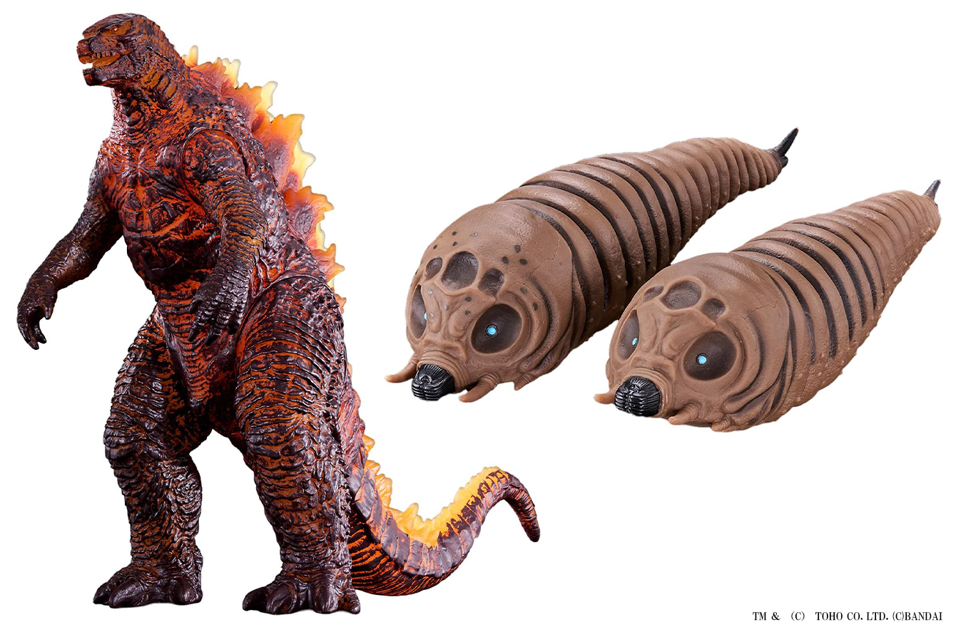 ムビモン新作!バーニングゴジラ(2019)&モスラ 幼虫(2003)双子セットが25年11月発売!