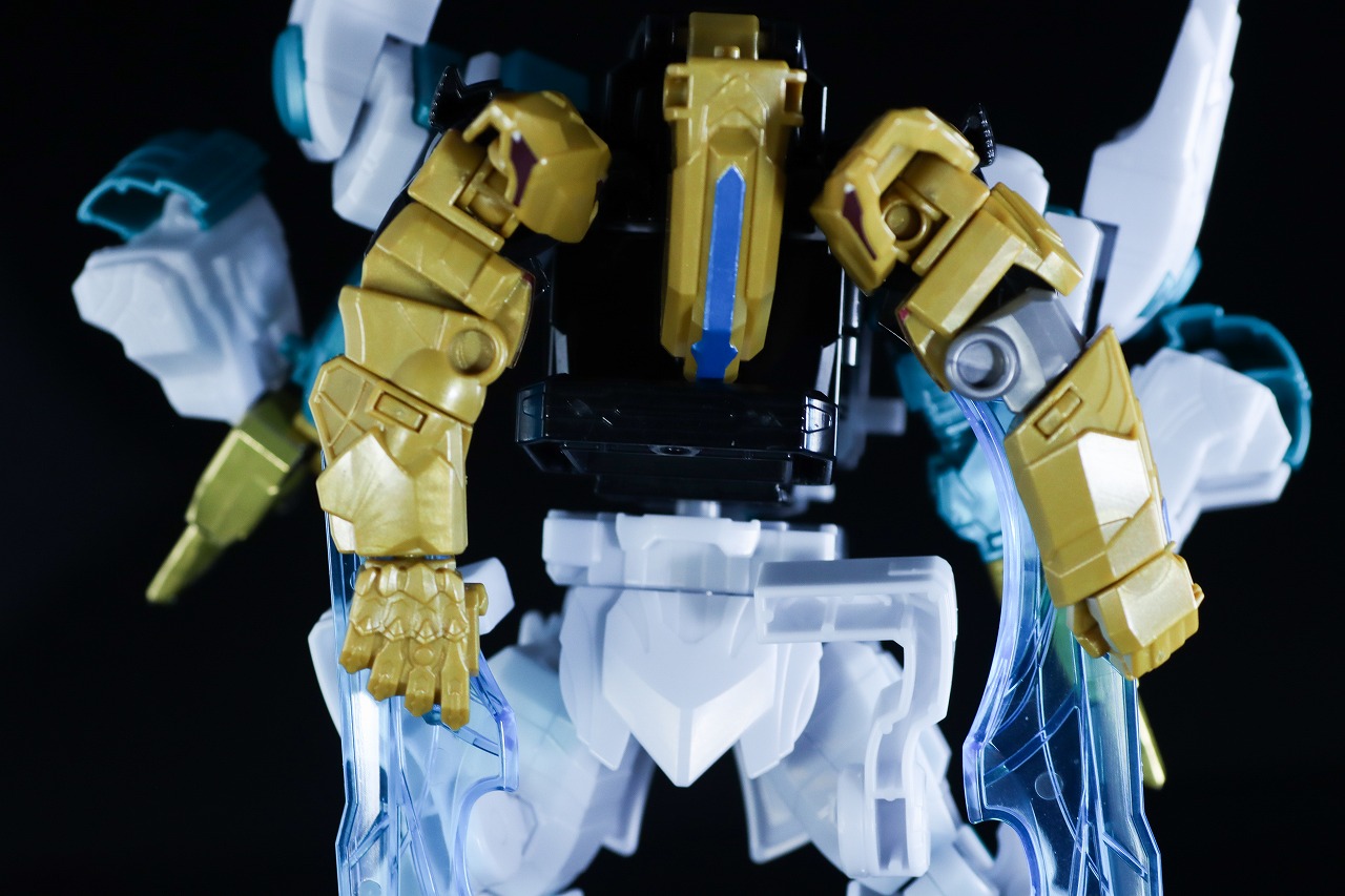 ミニプラ テガソードホワイトバーン レビュー 合体