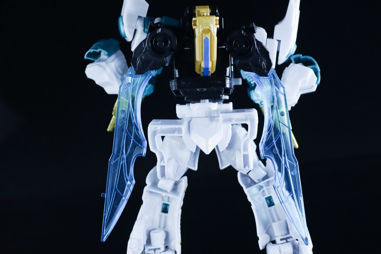 ミニプラ テガソードホワイトバーン レビュー 合体