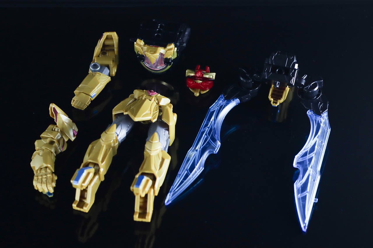 ミニプラ テガソードホワイトバーン レビュー 合体