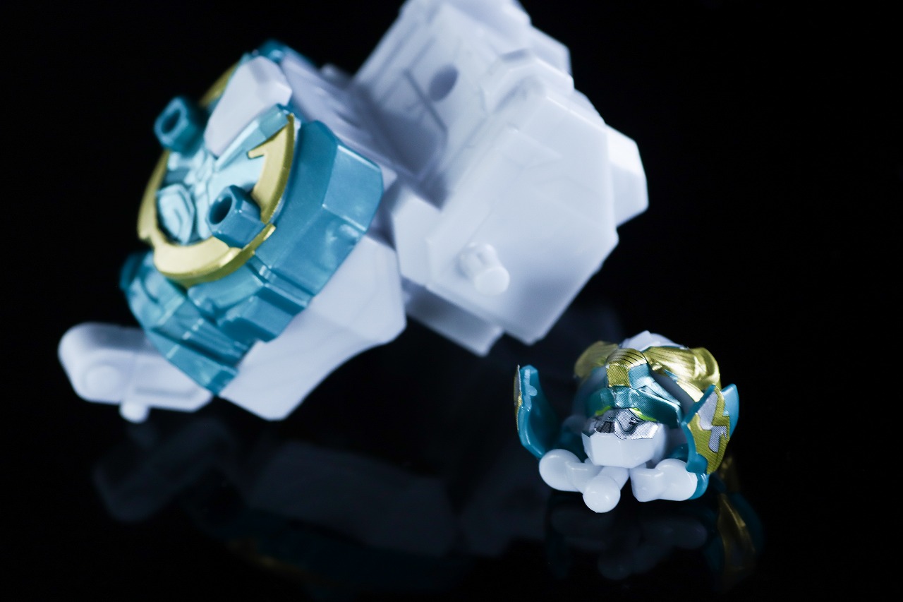 ミニプラ テガソードホワイトバーン レビュー 合体