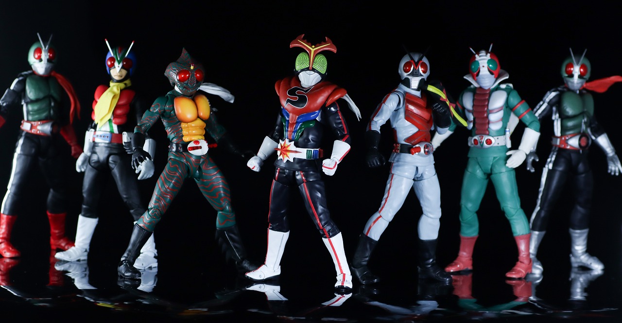 S.H.フィギュアーツ 真骨彫製法　仮面ライダーストロンガー　レビュー　アクション　栄光の七人ライダー