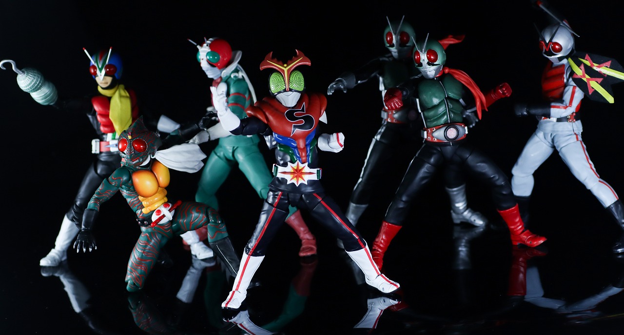 S.H.フィギュアーツ 真骨彫製法　仮面ライダーストロンガー　レビュー　アクション　栄光の七人ライダー