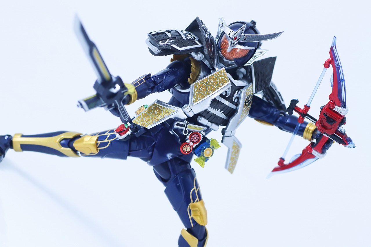 S.H.フィギュアーツ 真骨彫製法　仮面ライダー鎧武 ジンバーレモンアームズ　レビュー　アクション