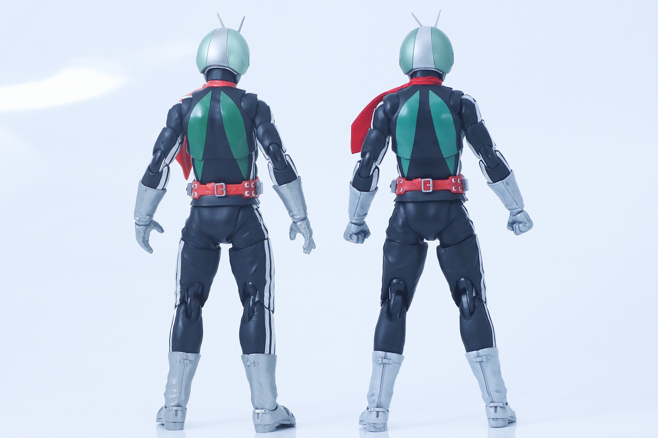 S.H.フィギュアーツ 真骨彫製法 仮面ライダー新1号 栄光の昭和ライダーエディション レビュー 通常版 比較