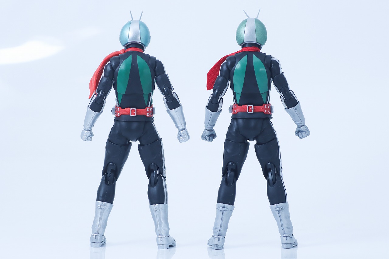 S.H.フィギュアーツ 真骨彫製法 仮面ライダー新1号 栄光の昭和ライダーエディション レビュー 50th anniversary ver 比較