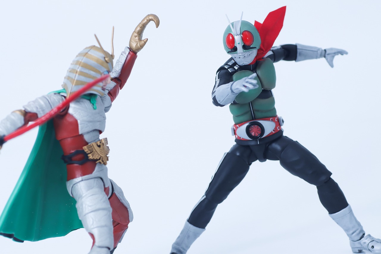 S.H.フィギュアーツ 真骨彫製法 仮面ライダー新1号 栄光の昭和ライダーエディション レビュー アクション