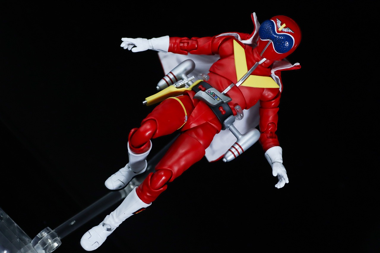 S.H.フィギュアーツ 真骨彫製法　アカレンジャー 50th Anniversary ver.　レビュー　アクション