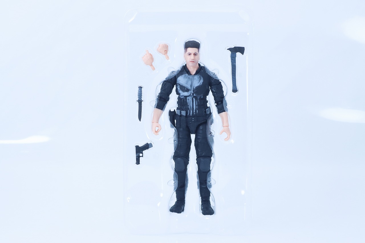 マーベルレジェンド　パニッシャー（デアデビル：ボーン・アゲイン）　レビュー　パッケージ