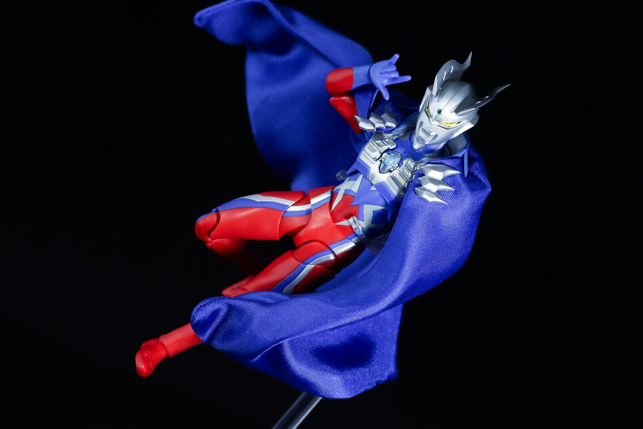 S.H.フィギュアーツ　ウルトラゼロマント（ウルトラマン ニュージェネレーション スターズver.）　レビュー　アクション